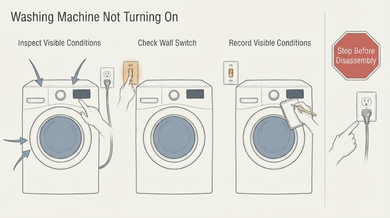 Washing Machine Not Turning On