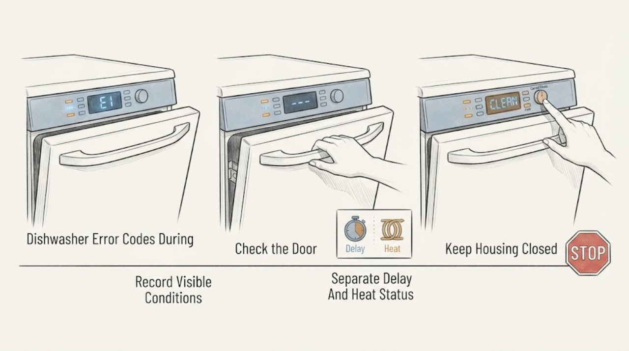 Dishwasher Error Codes During