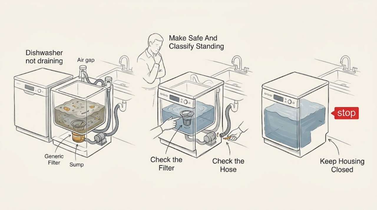 Dishwasher not draining