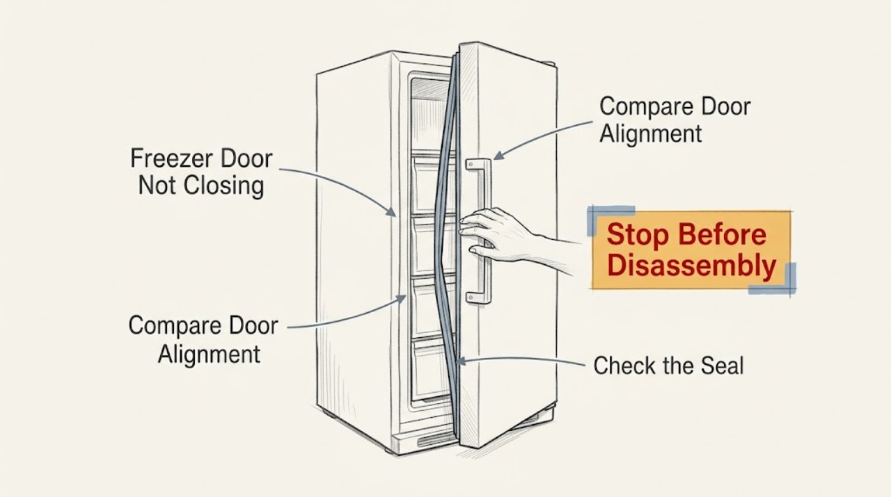 Freezer Door Not Closing