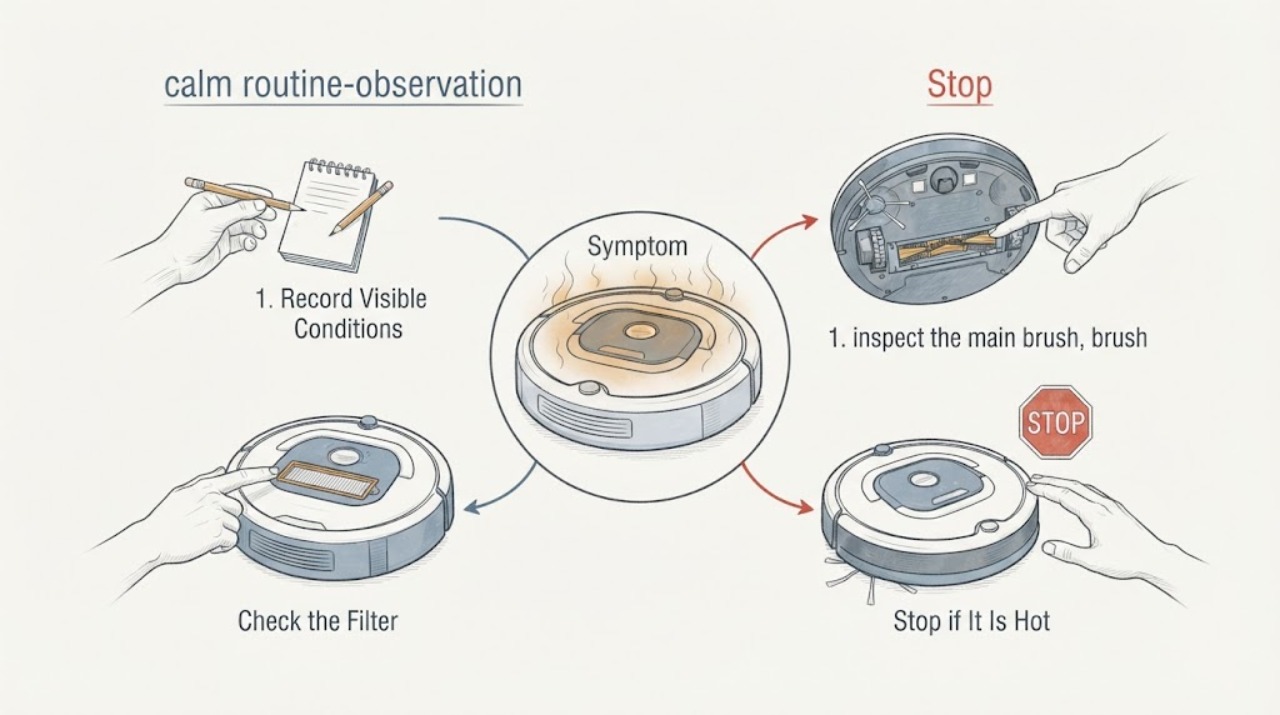 Robot Vacuum Overheating
