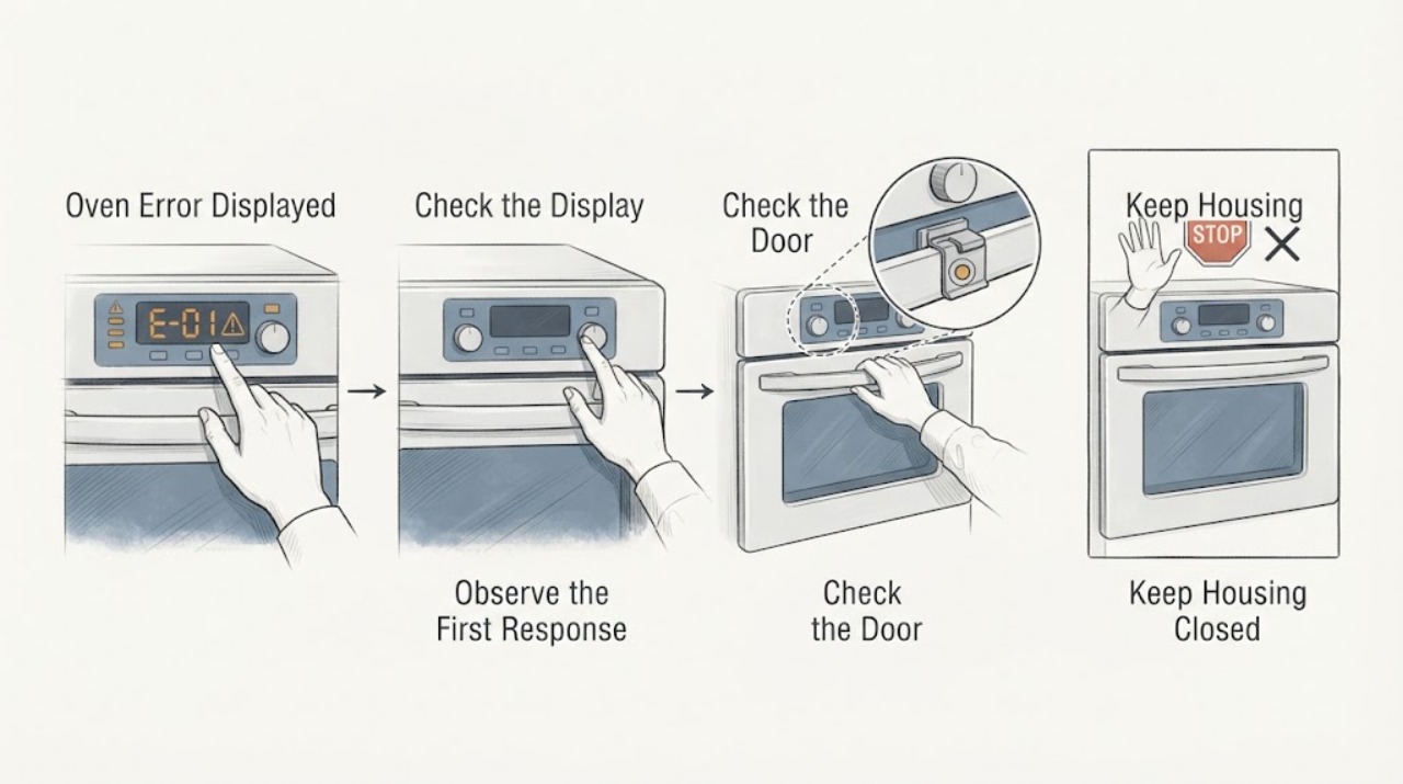 Oven Error Displayed
