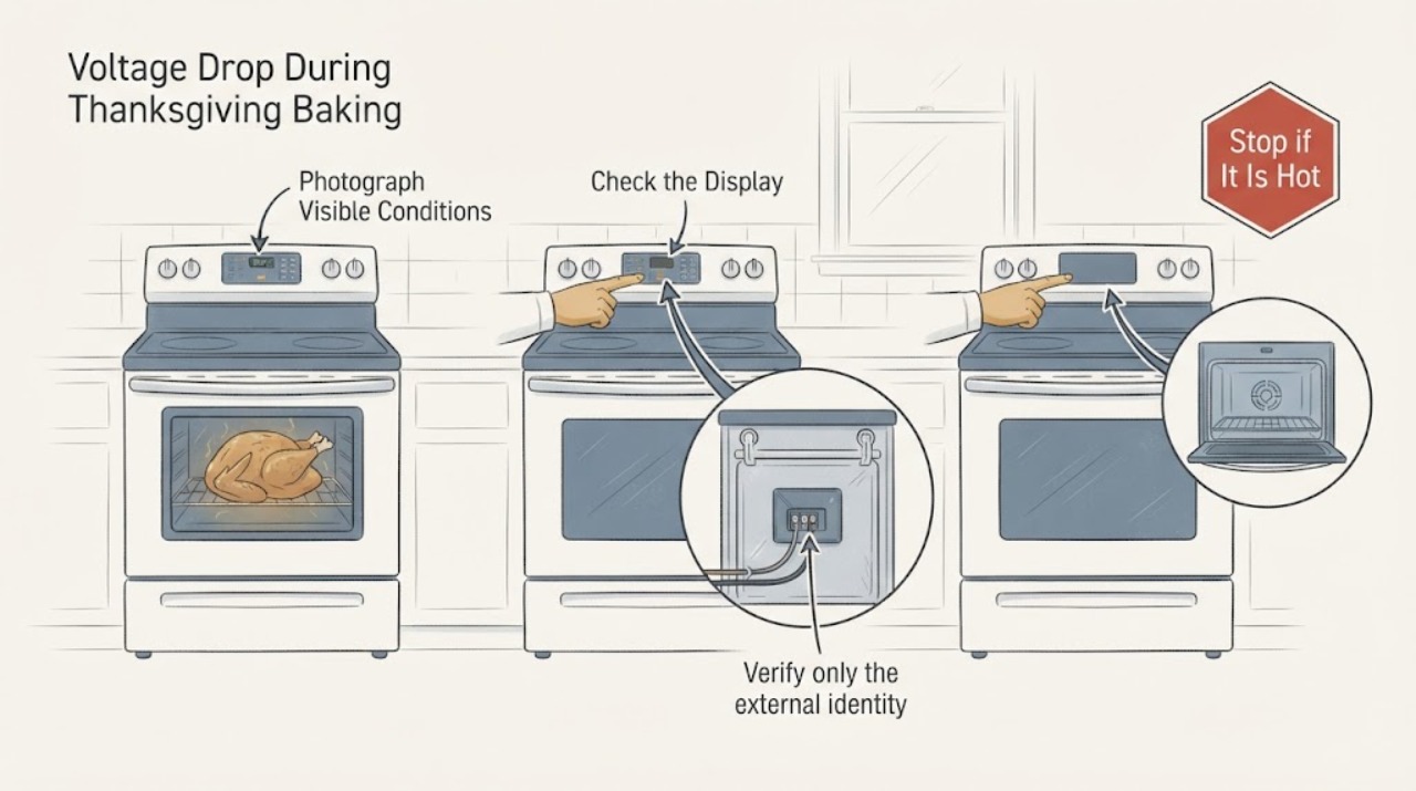 Voltage Drop During Thanksgiving Baking