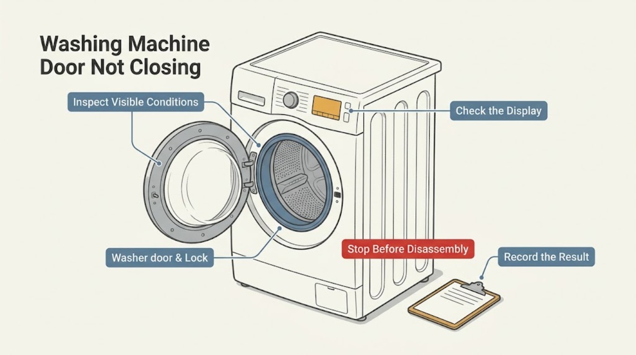 Washing Machine Door Not Closing
