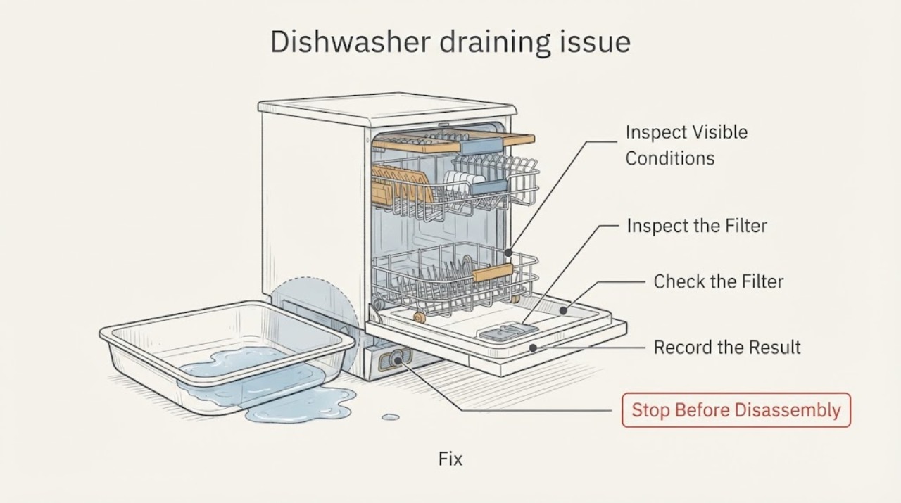 Dishwasher draining issue | Fix