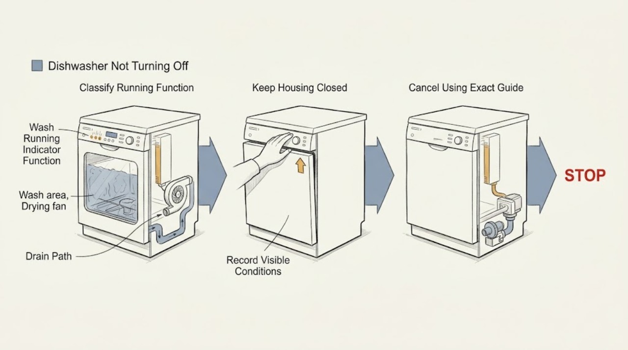 Dishwasher Not Turning Off