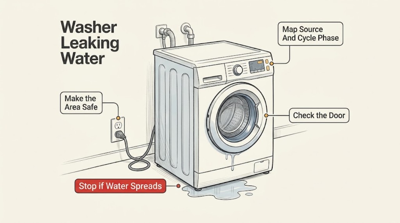 Washer Leaking Water