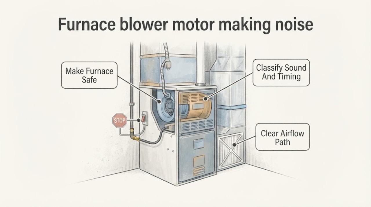 Furnace blower motor making noise