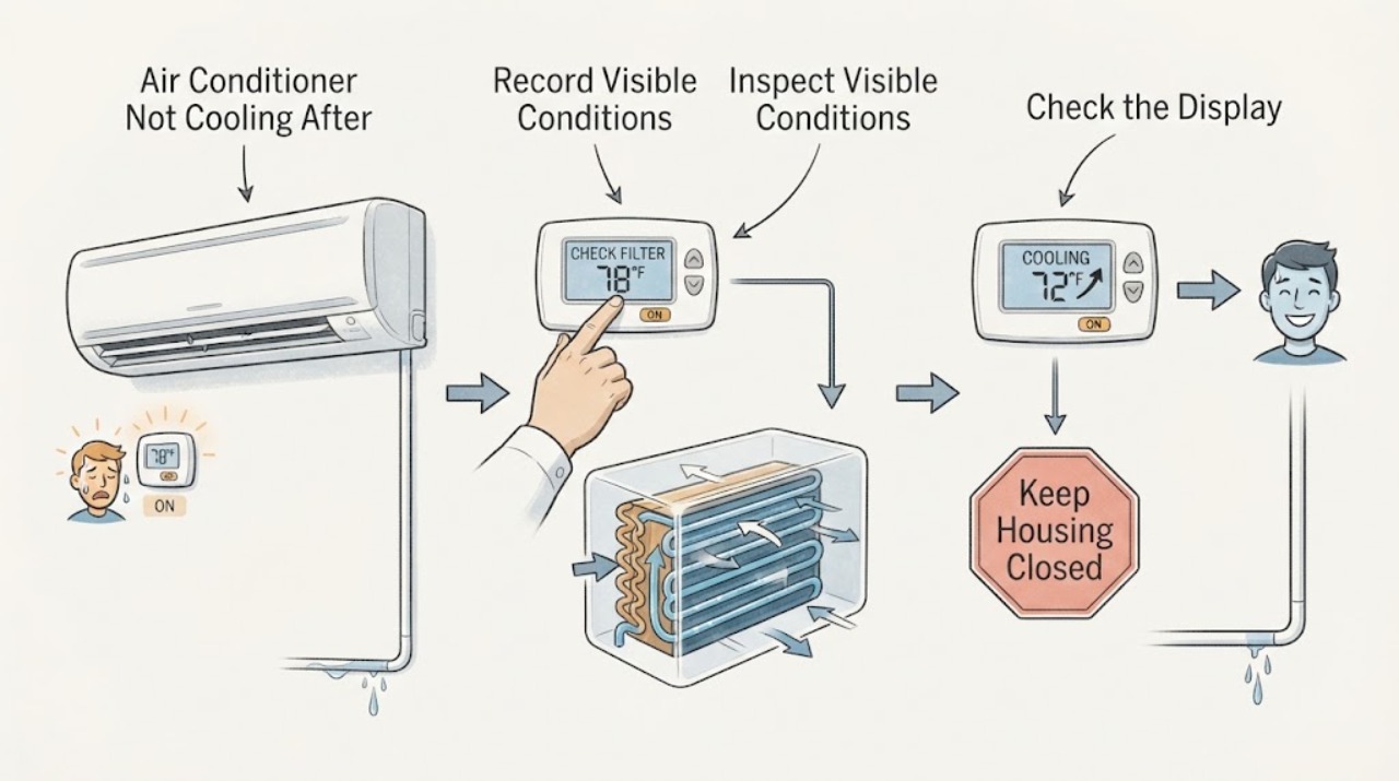 Air Conditioner Not Cooling After