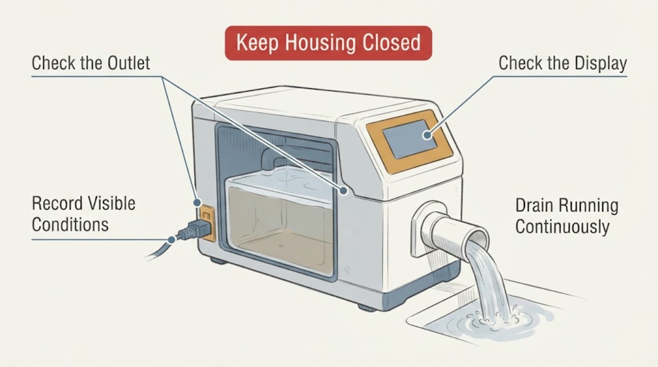 Drain Running Continuously