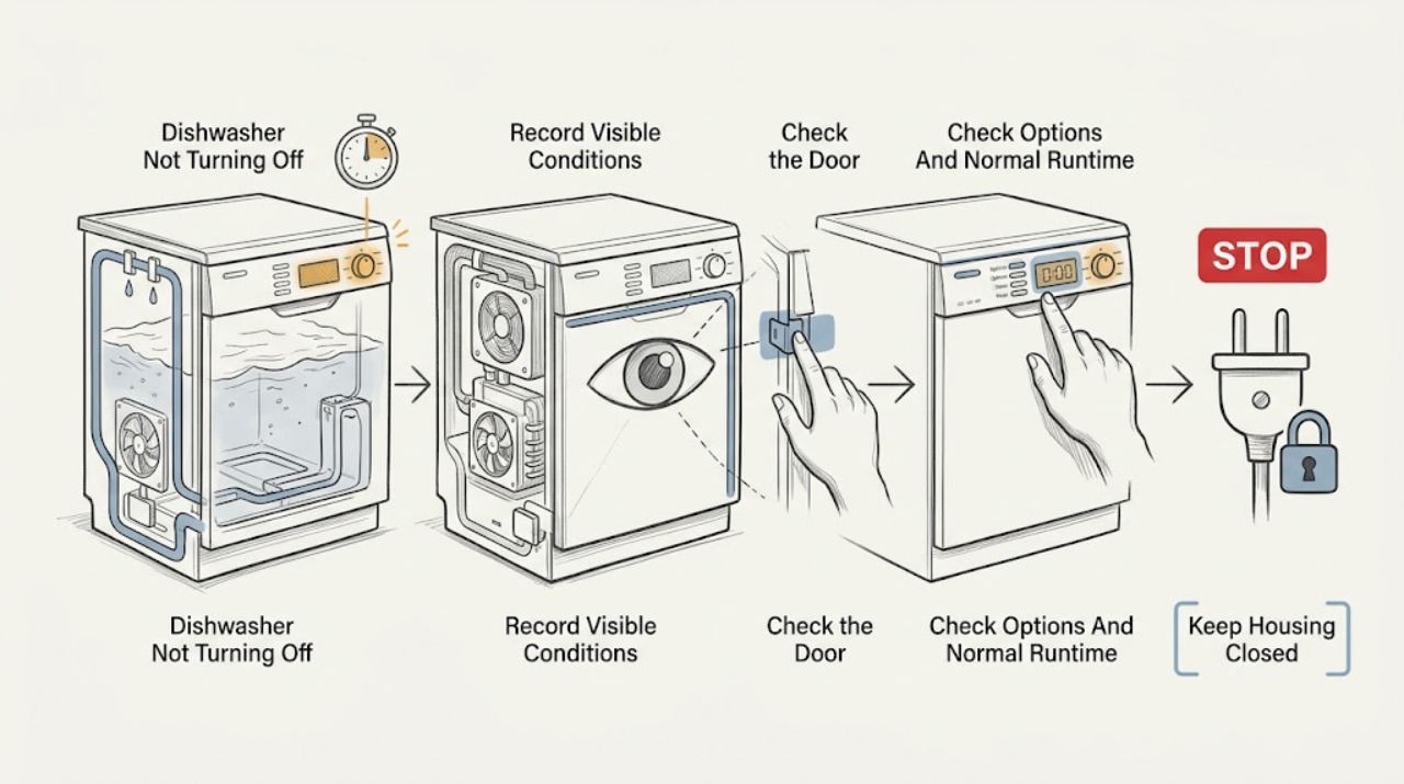 Dishwasher Not Turning Off
