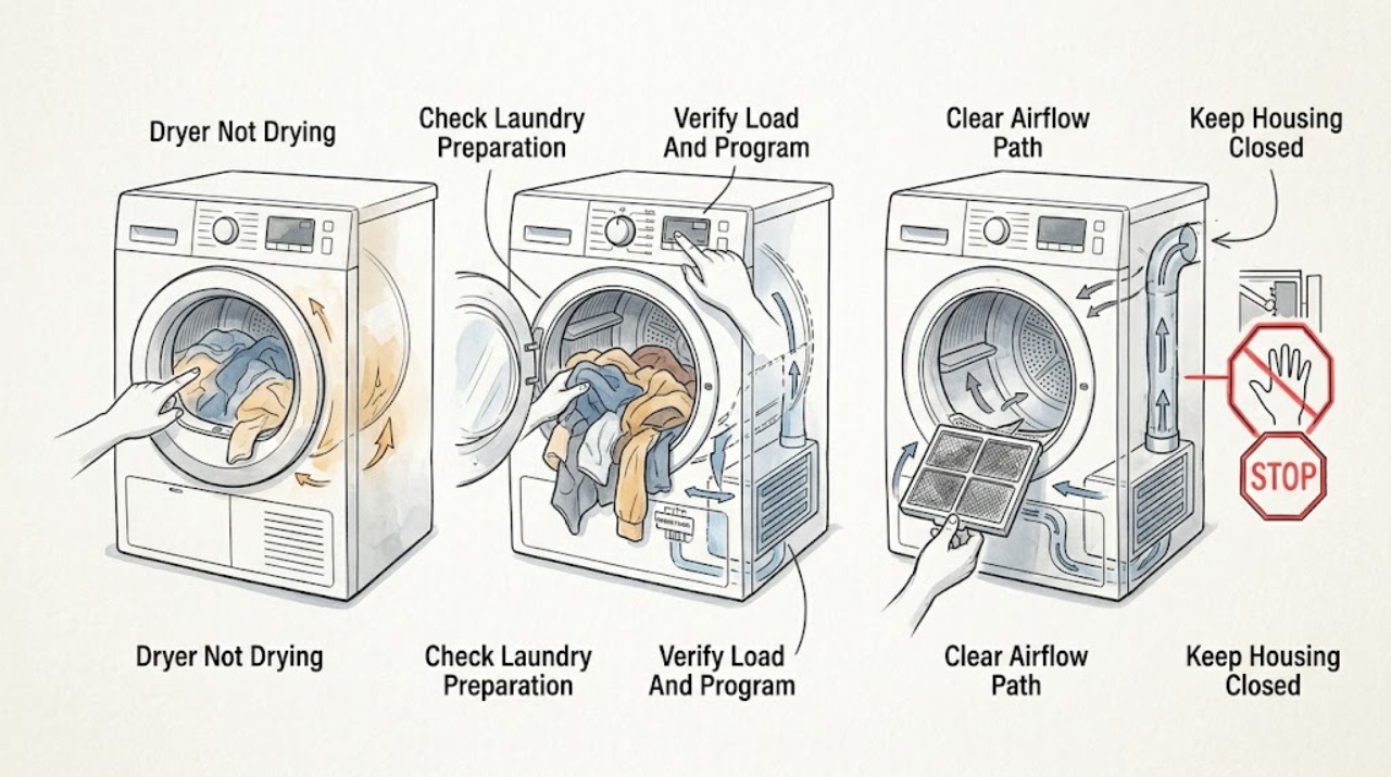Dryer Not Drying