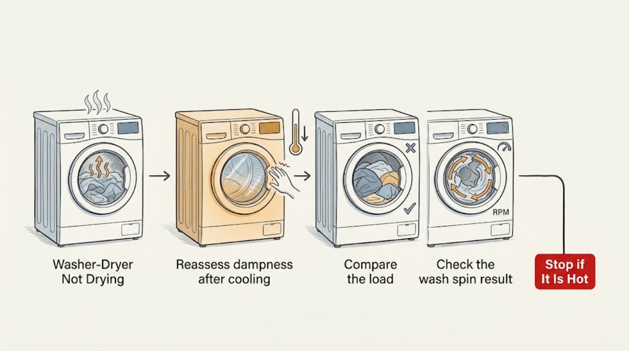 Washer-Dryer Not Drying