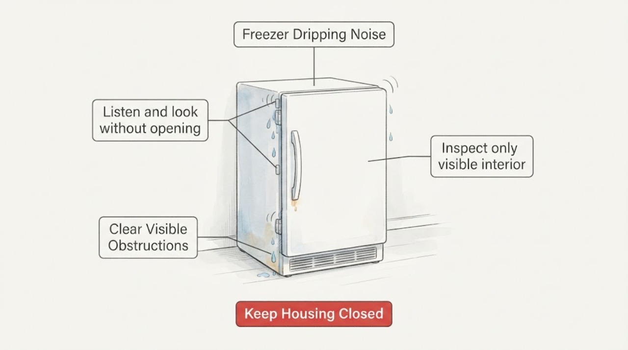 Freezer Dripping Noise