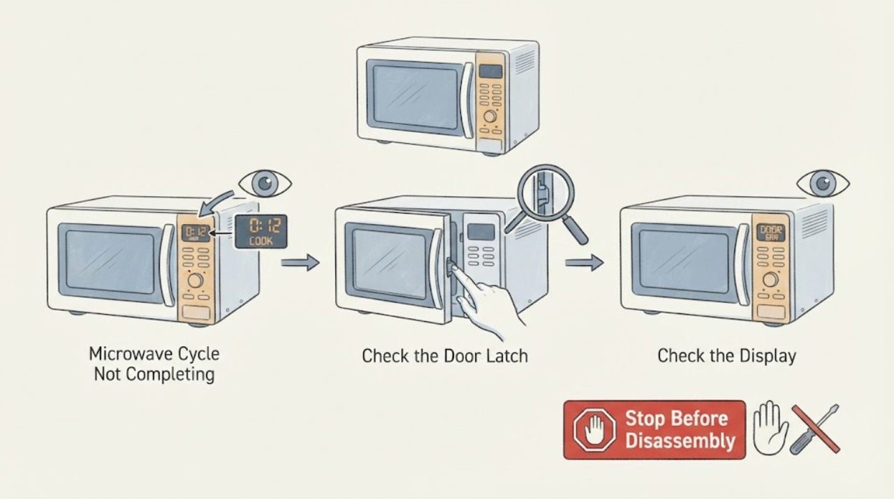 Microwave Cycle Not Completing