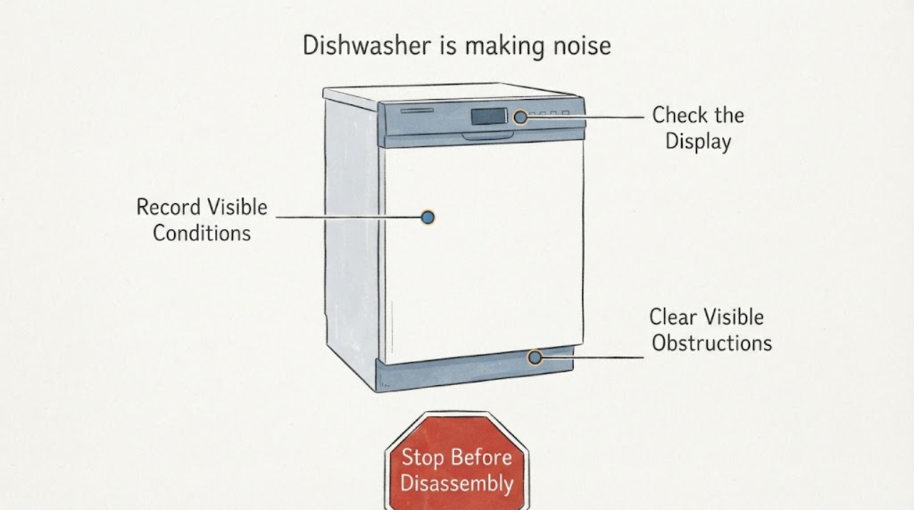 Dishwasher is making noise