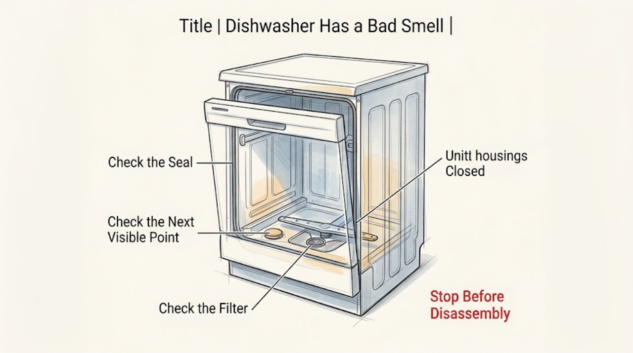 Dishwasher Has a Bad Smell