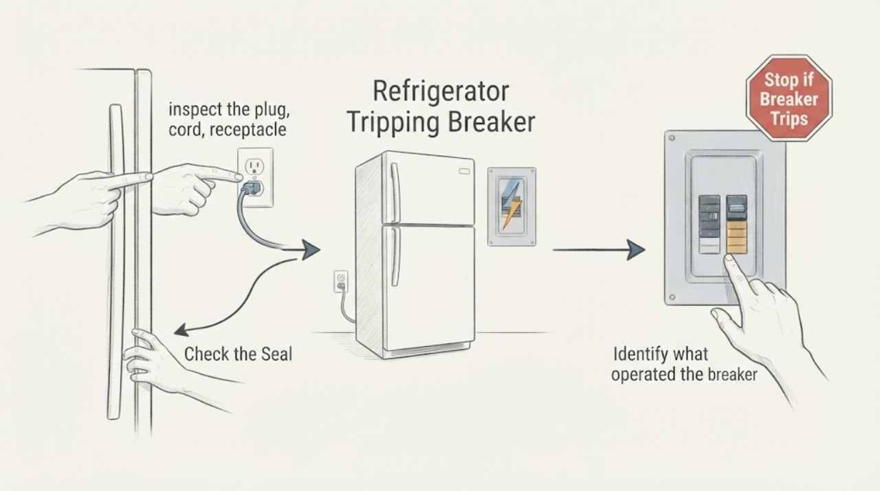 Refrigerator Tripping Breaker