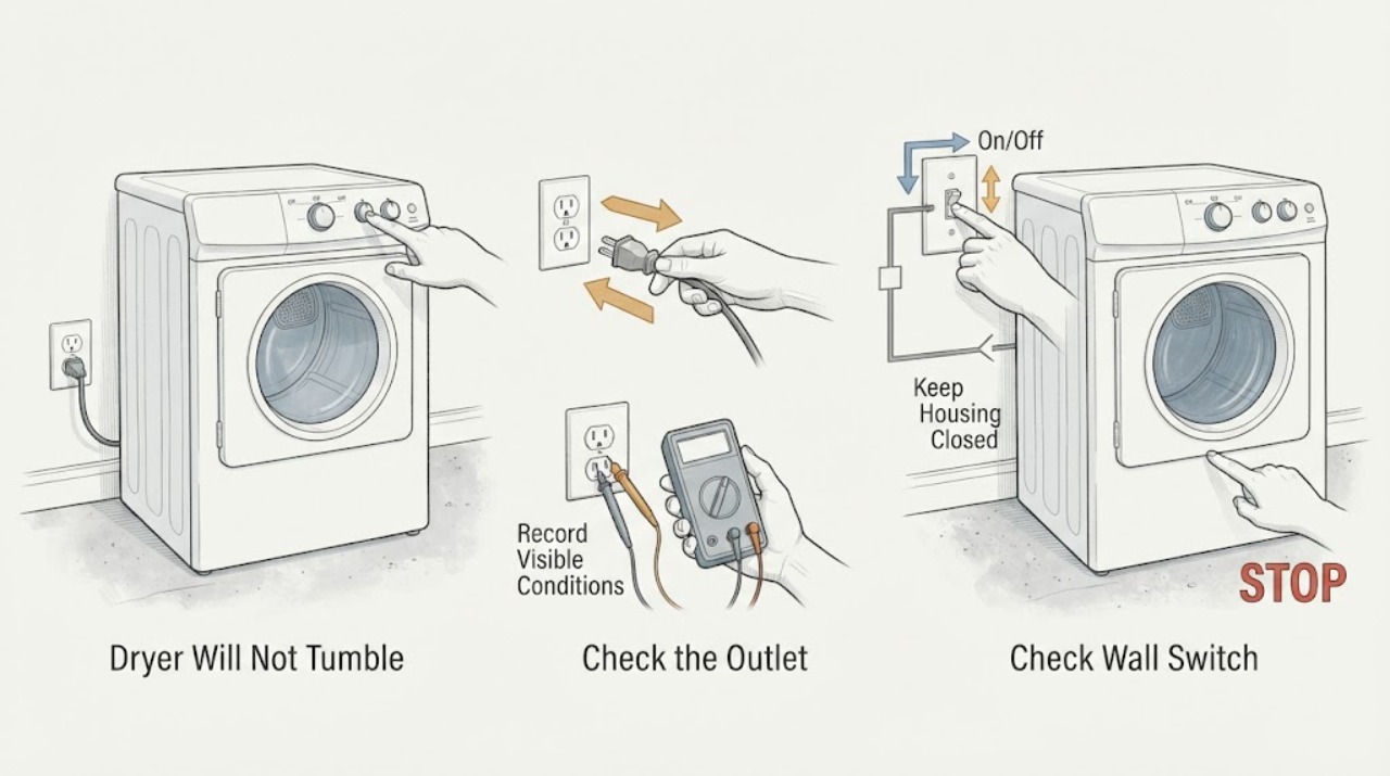Dryer Will Not Tumble