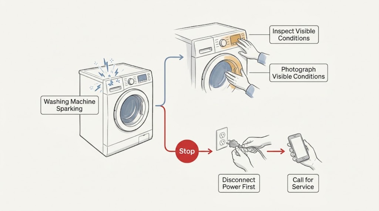 Washing Machine Sparking