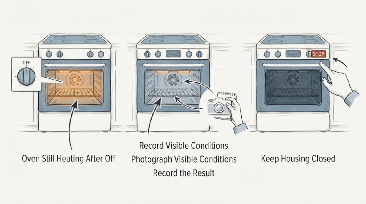 Oven Still Heating After Off