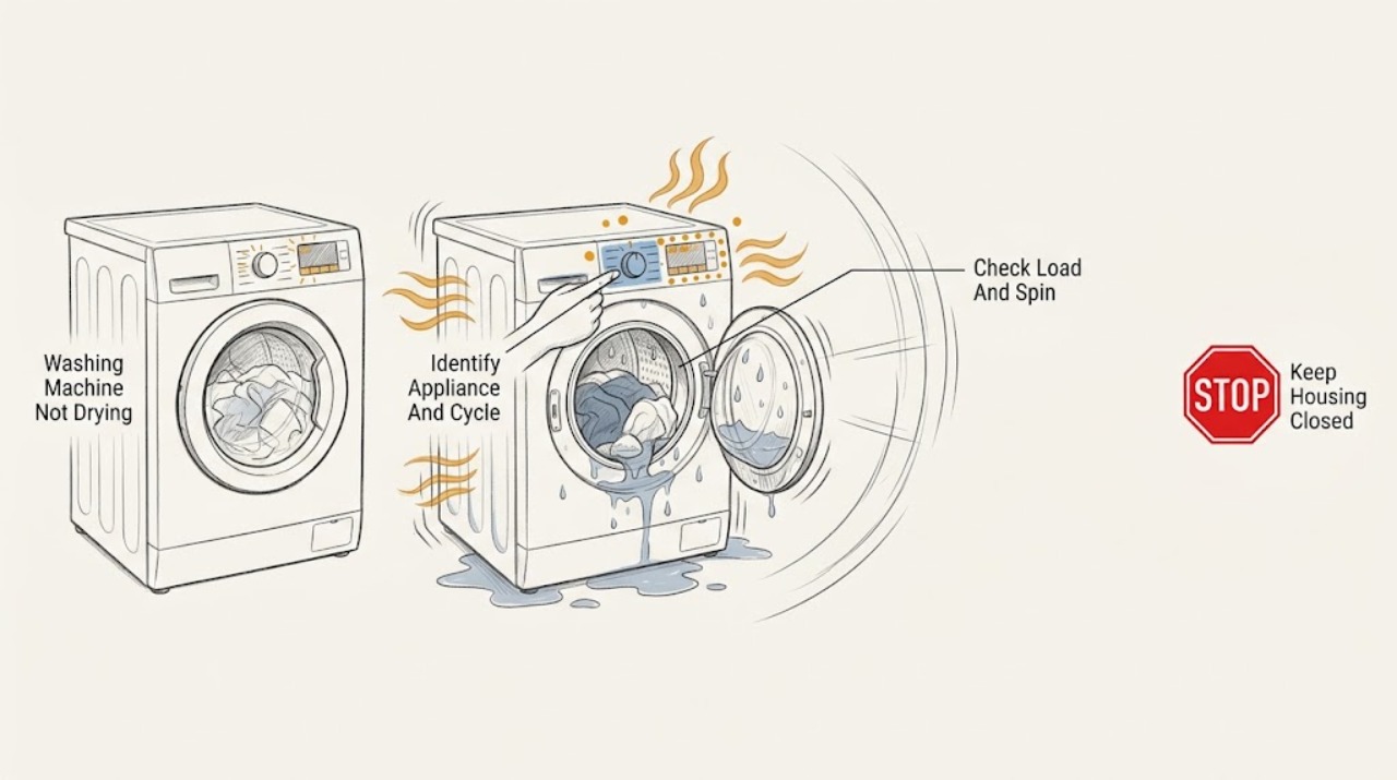 Washing Machine Not Drying