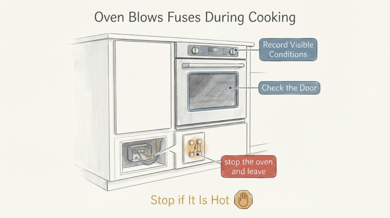 Oven Blows Fuses During Cooking