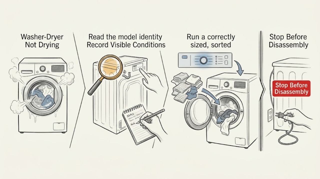 Washer-Dryer Not Drying