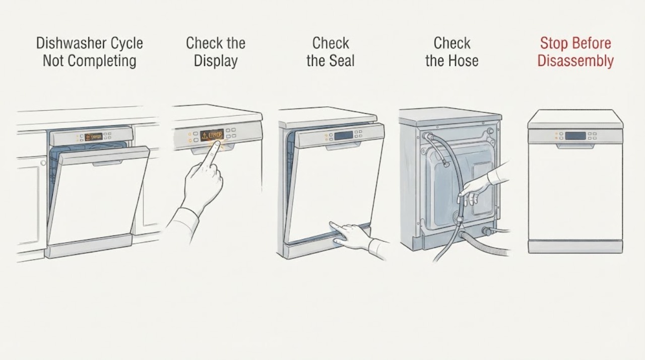 Dishwasher Cycle Not Completing