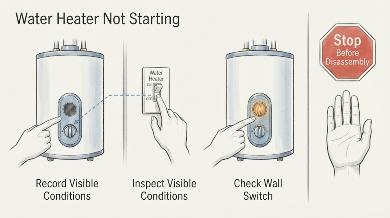 Water Heater Not Starting