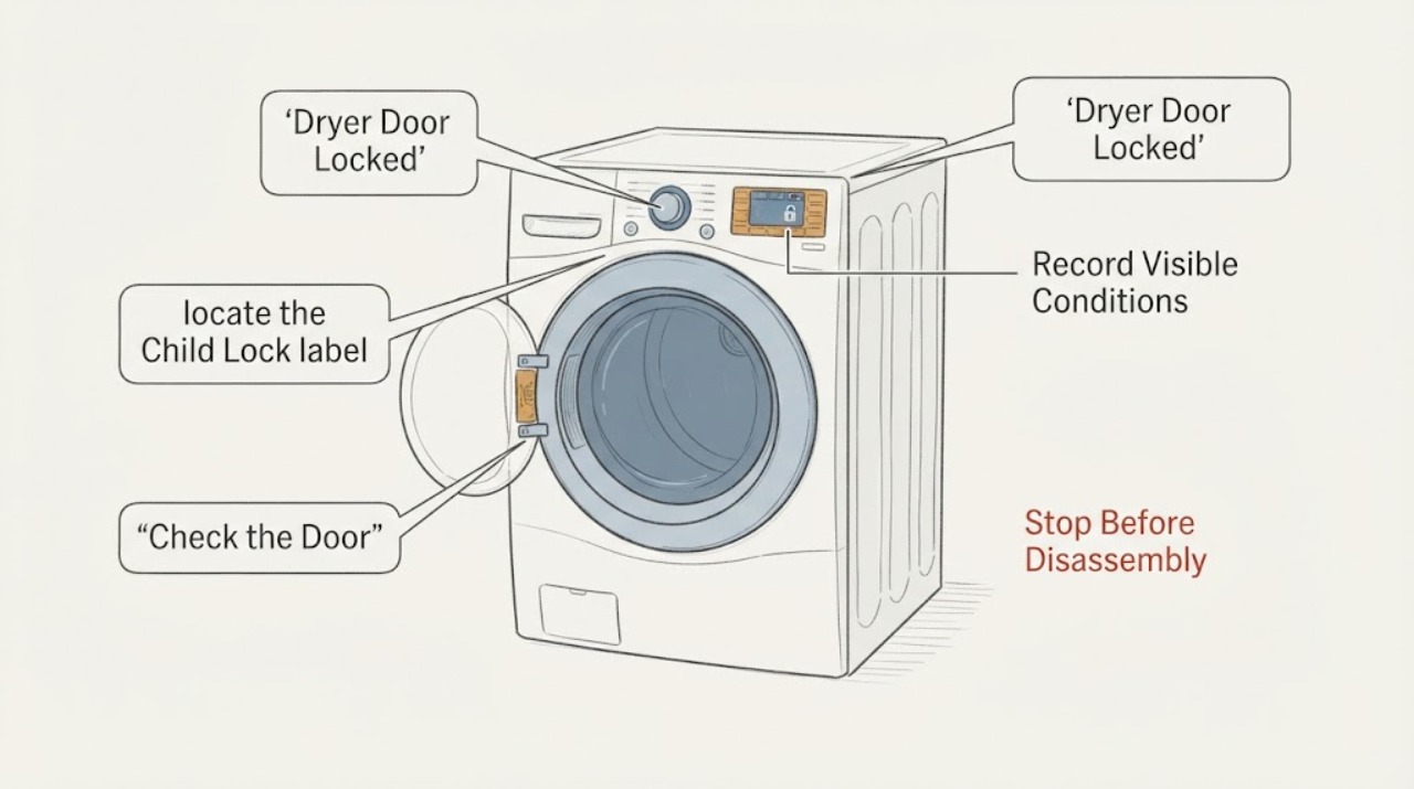 Dryer Door Locked