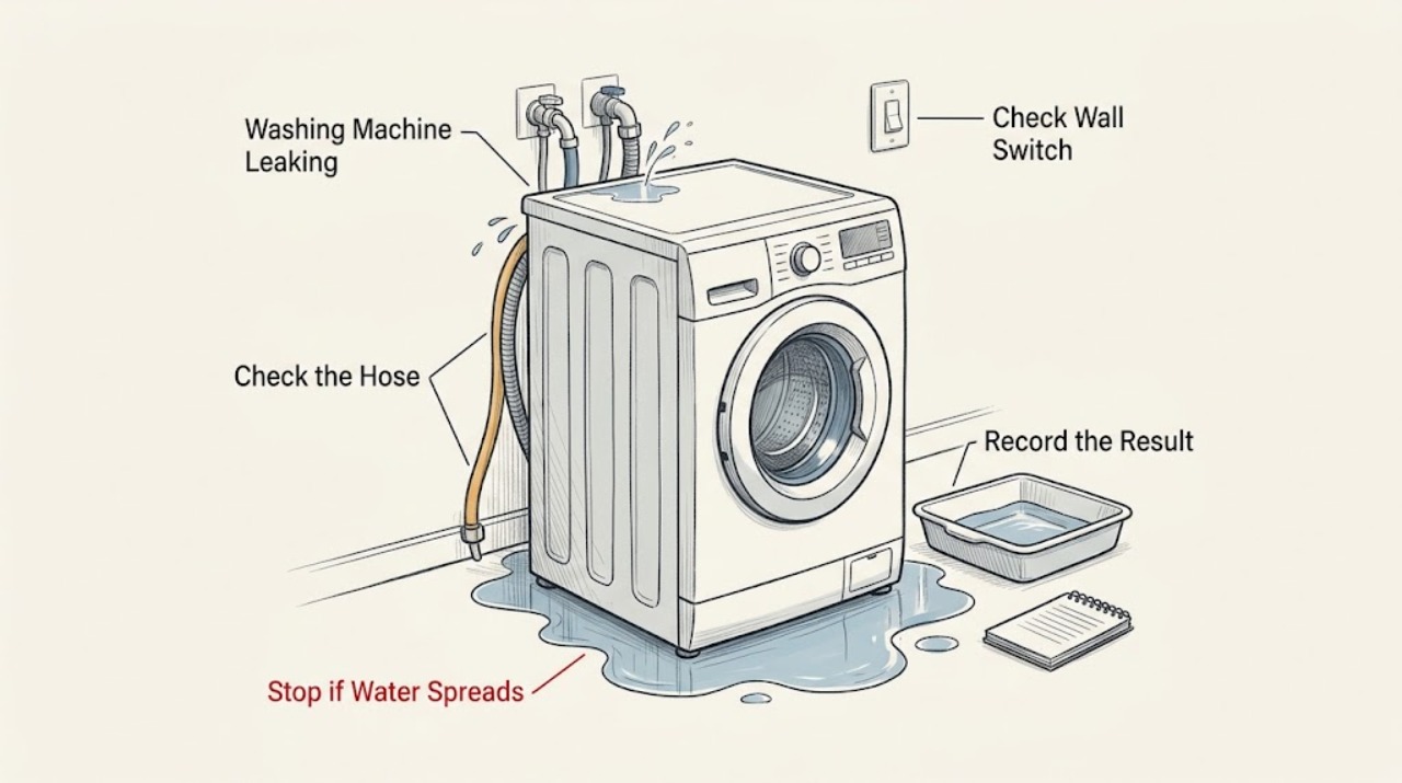 Washing Machine Leaking