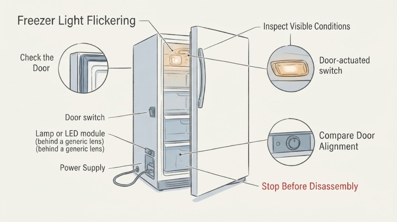 Freezer Light Flickering
