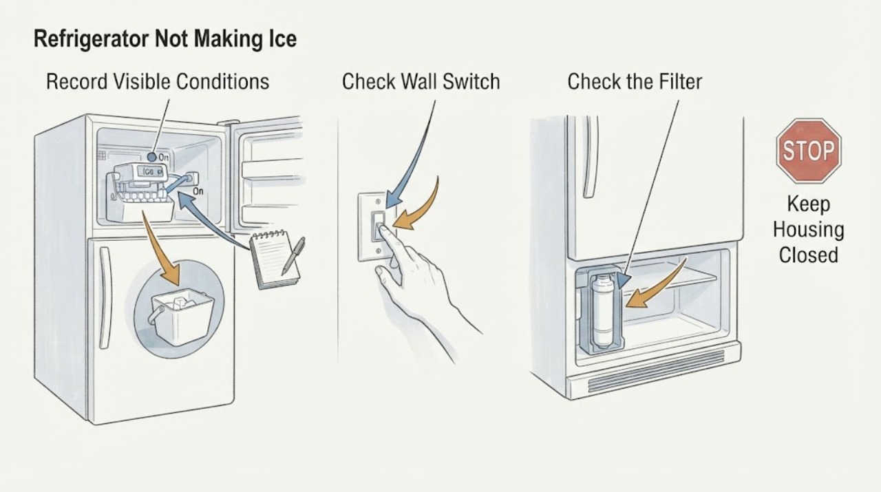 Refrigerator Not Making Ice