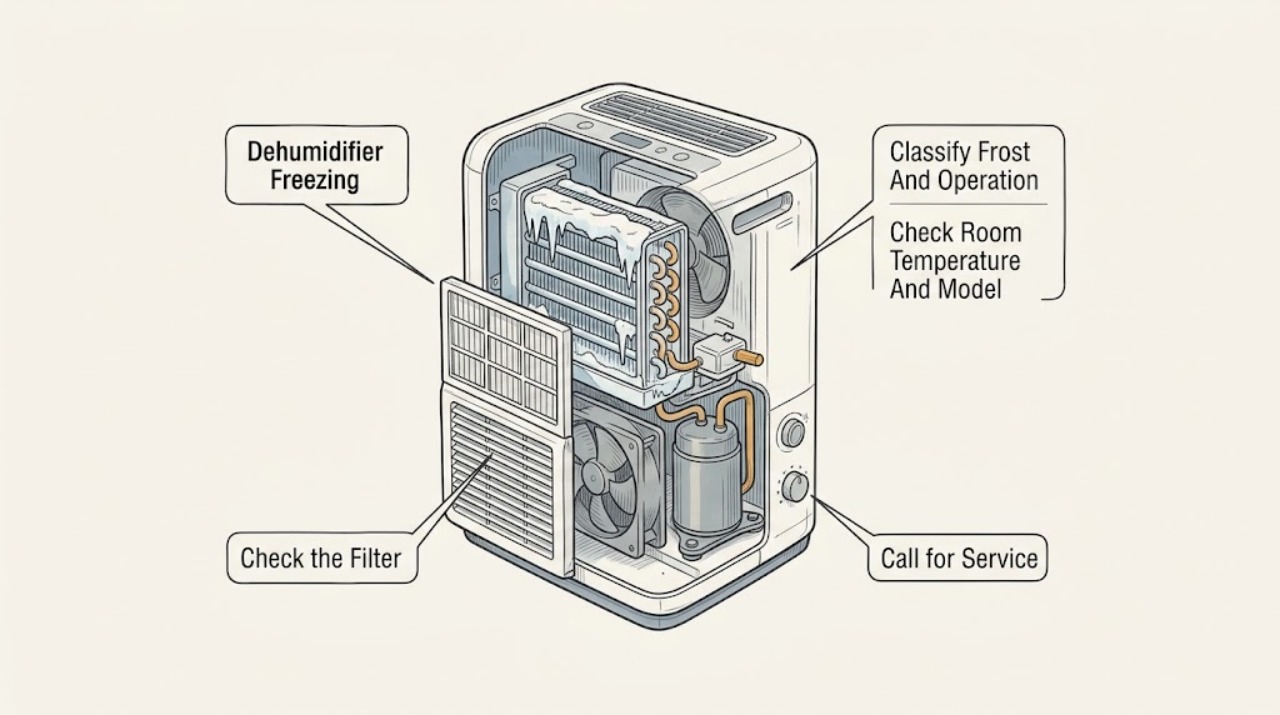 Dehumidifier Freezing