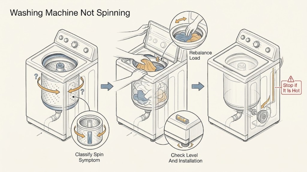 Washing Machine Not Spinning