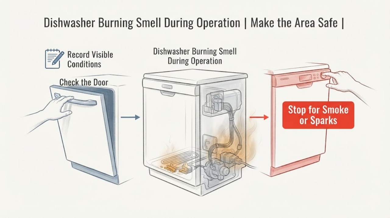 Dishwasher Burning Smell During Operation