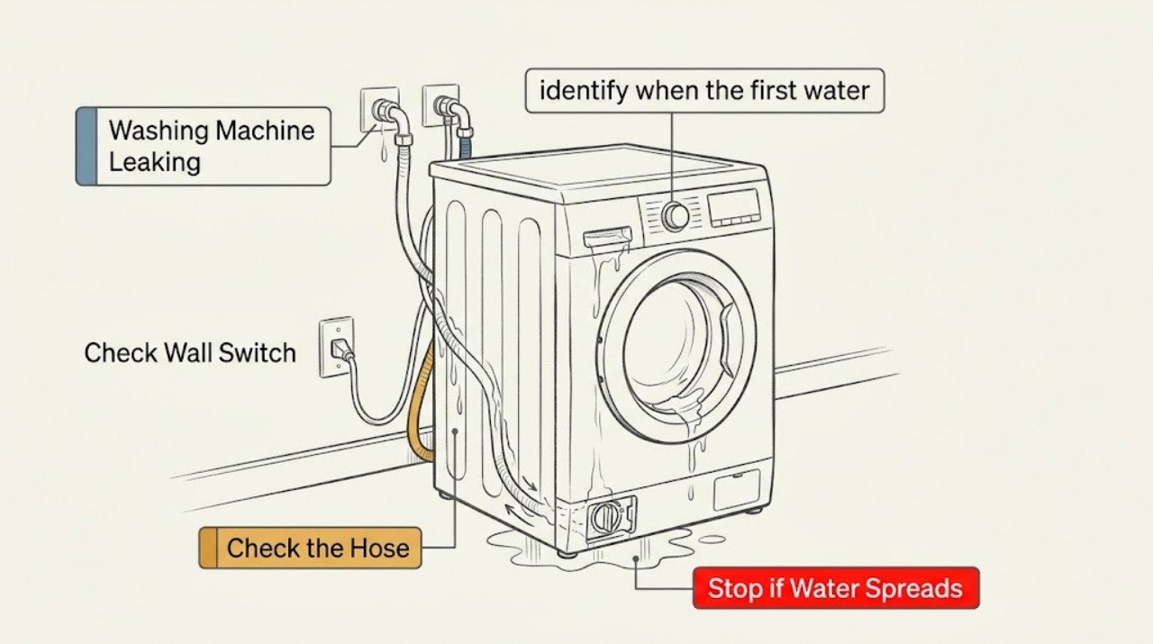 Washing Machine Leaking