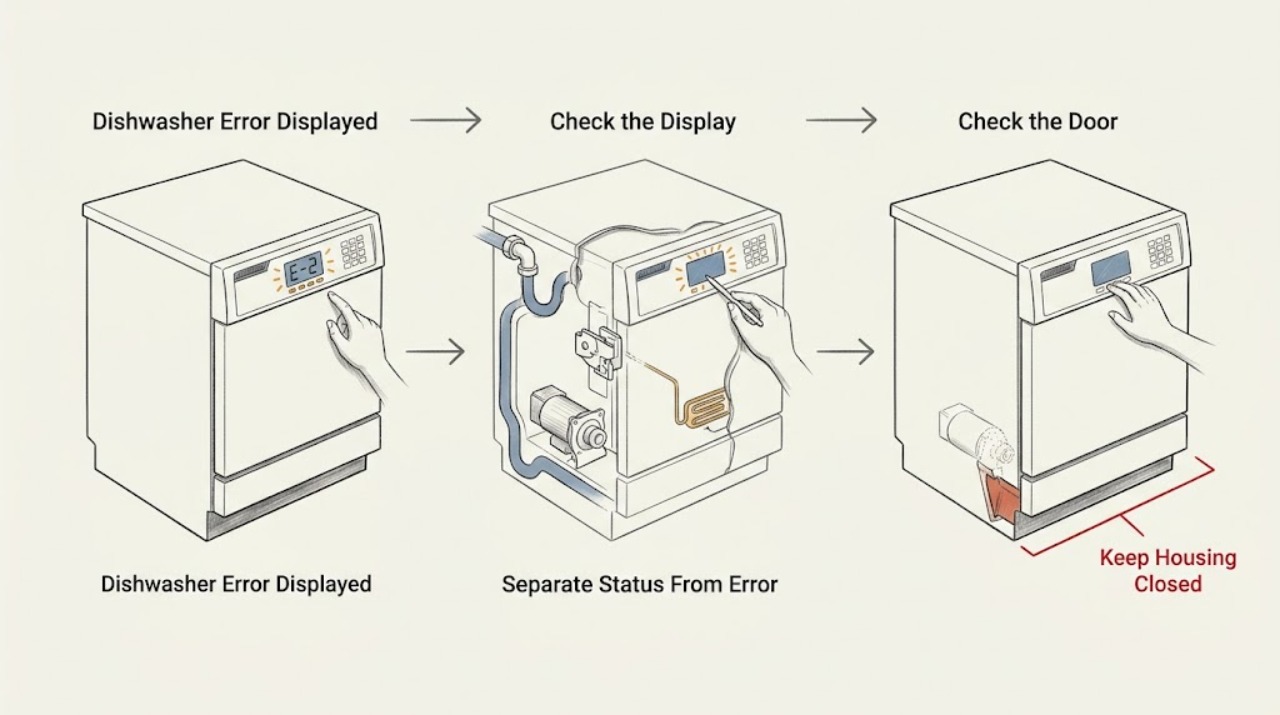 Dishwasher Error Displayed