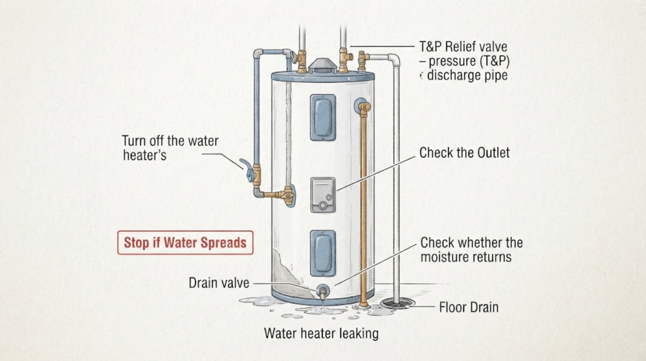 Water heater leaking