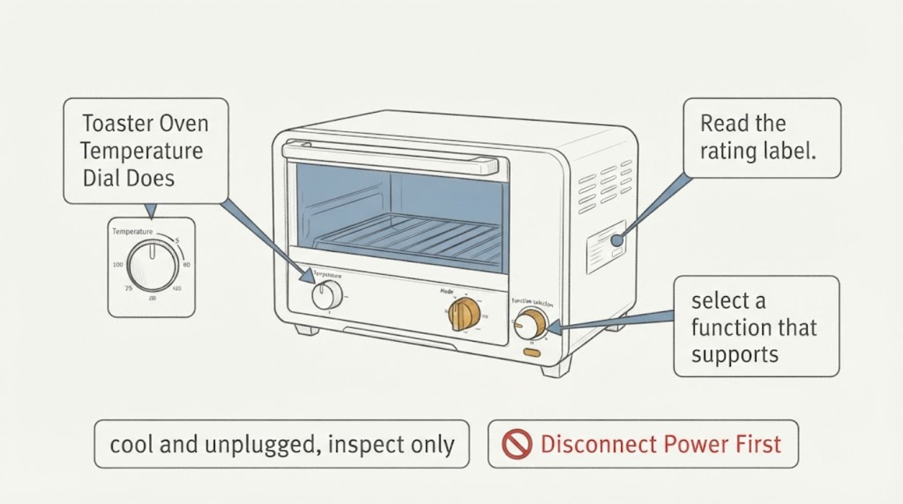 Toaster Oven Temperature Dial Does