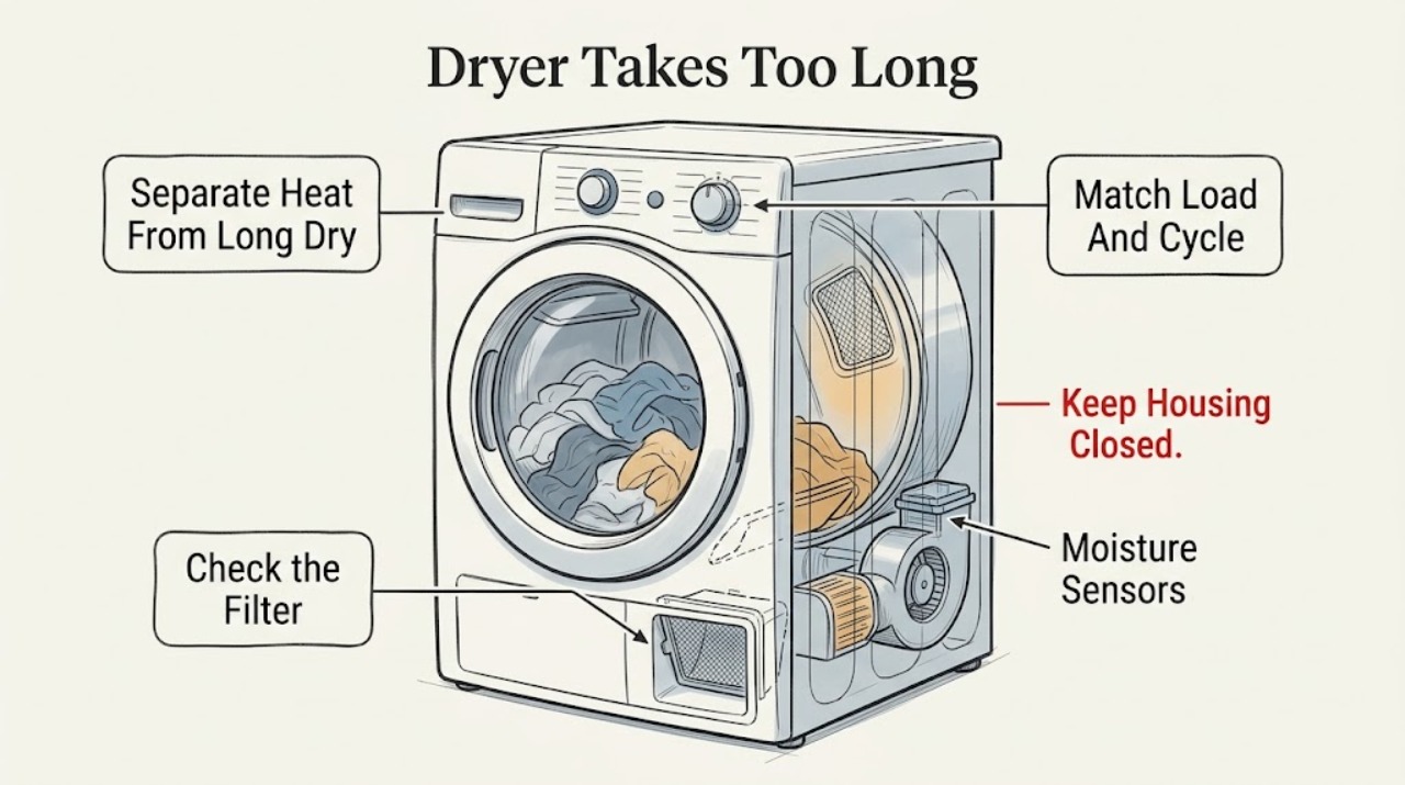 Dryer Takes Too Long