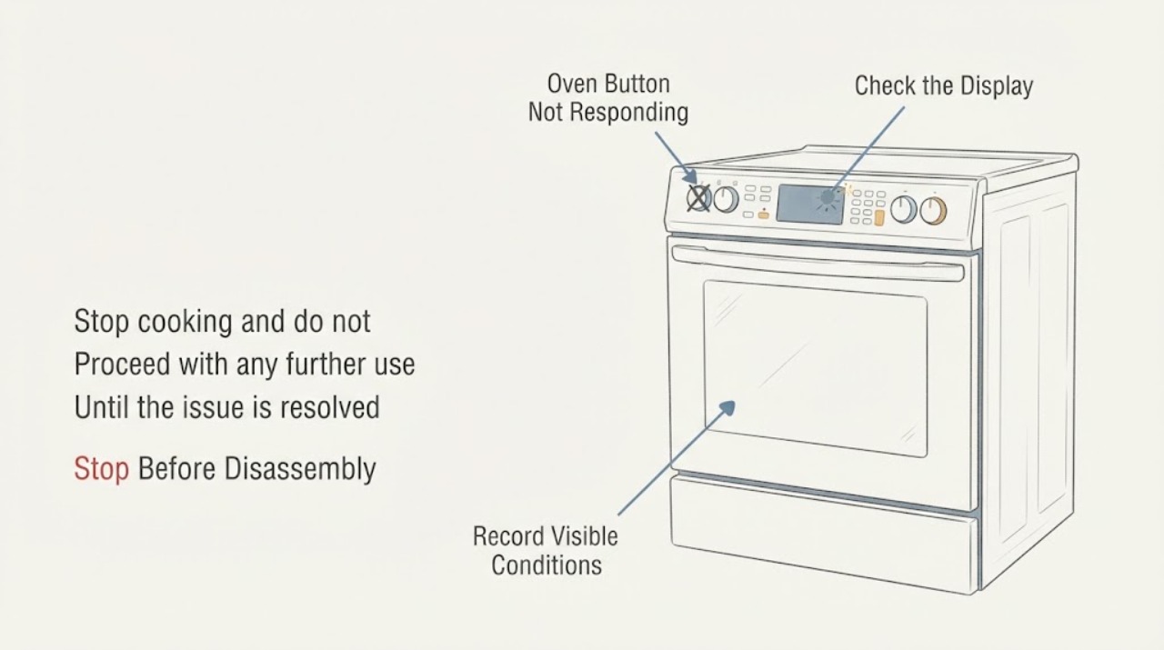 Oven Button Not Responding