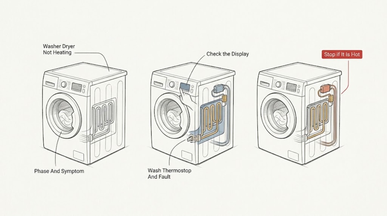 Washer Dryer Not Heating