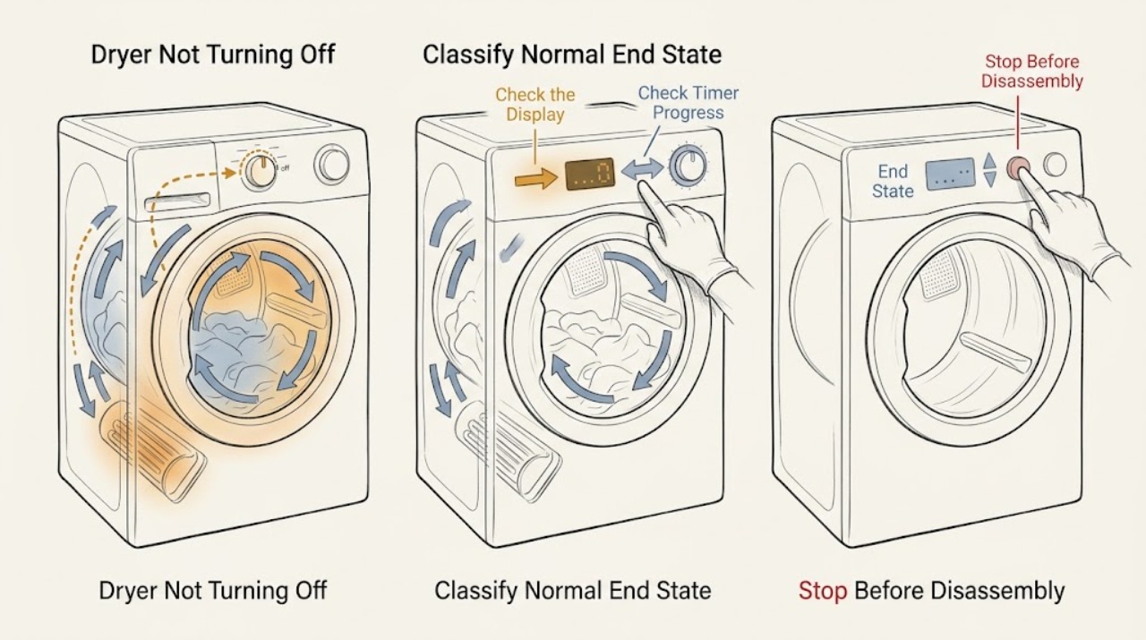 Dryer Not Turning Off