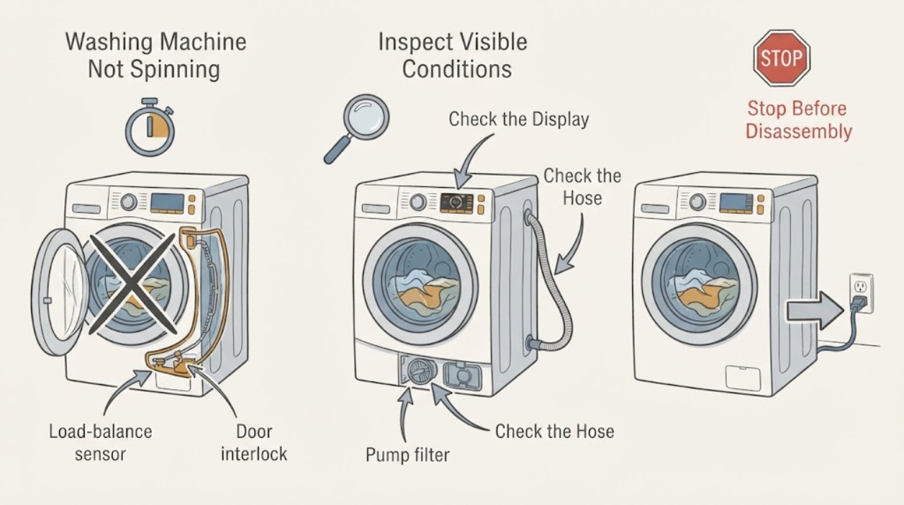 Washing Machine Not Spinning
