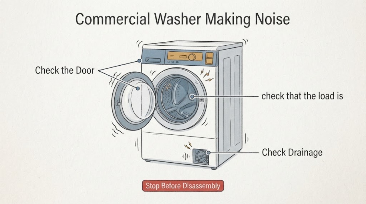 Commercial Washer Making Noise