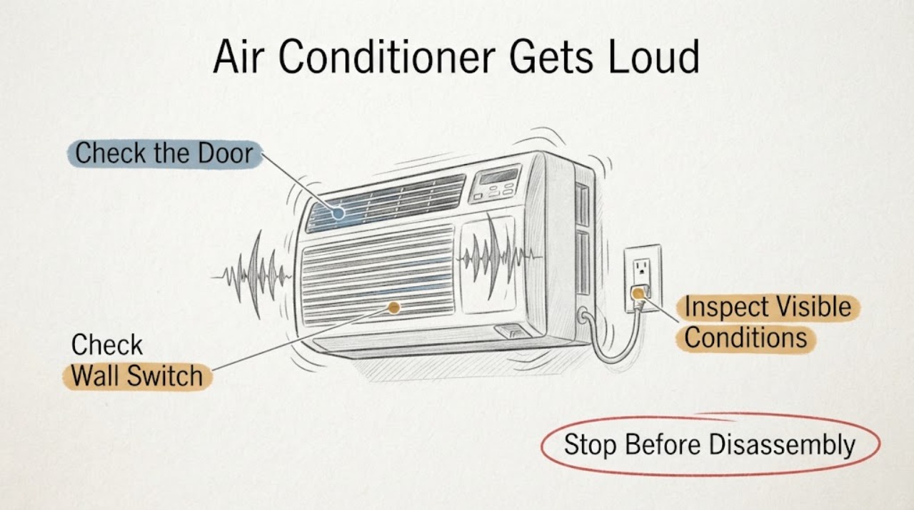 Air Conditioner Gets Loud