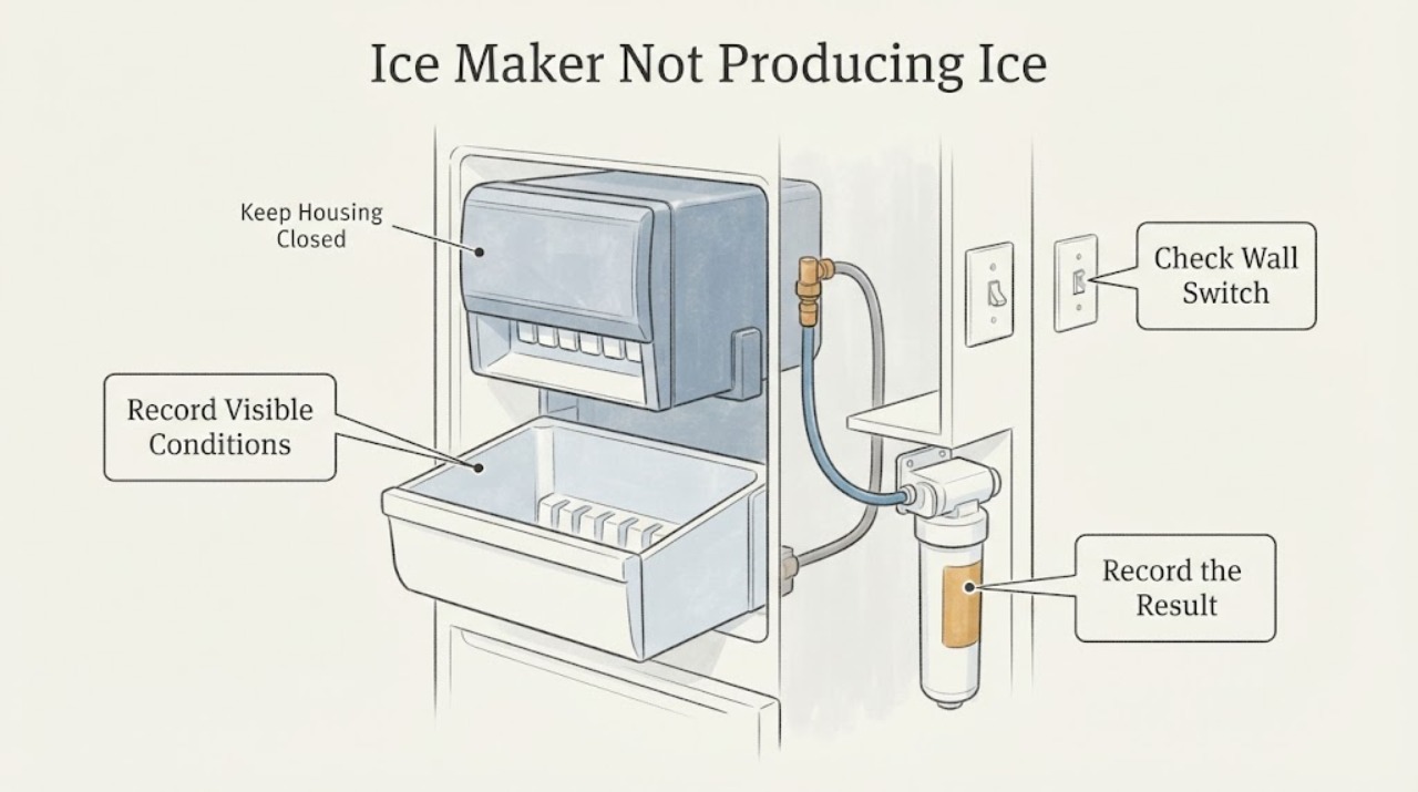 Ice Maker Not Producing Ice