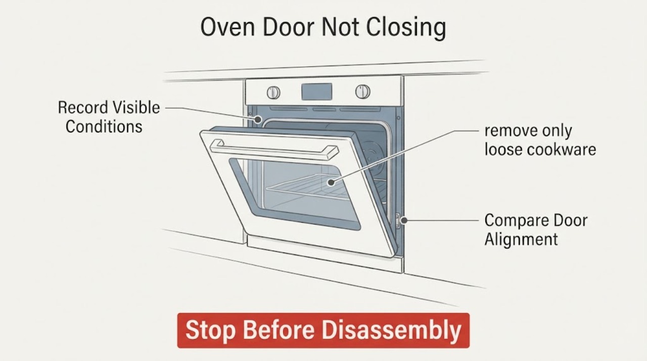 Oven Door Not Closing